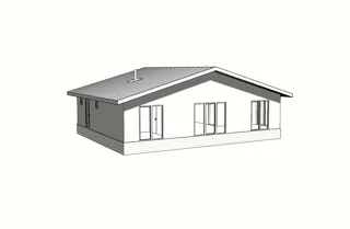 Özel projeye göre 107 m² ev, Verkhnee Chuevo köyü