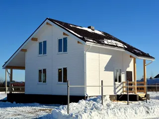 Haus nach Projekt „Radoniza“, Dorf Kadnikovo: Fertiges Haus