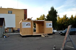 Haus nach Projekt „Musterhaus“, Yaroslavl: Wandmontage