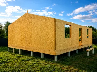 Haus 93,54 m² nach individuellem Projekt, Siedlung Karavaevo: Wandmontage