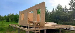Özel projeye göre 62 m² ev, Senkino köyü: duvar montajı