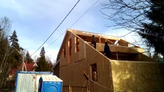 Haus, individuelles Projekt, Stadtkreis Dorf Zhedochi Naro-Fominskiy: Wandmontage