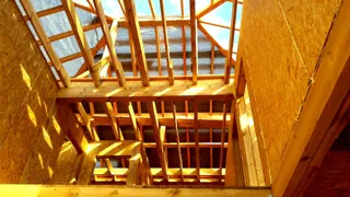 Custom-design house, Zhukovo village: second floor and attic floor