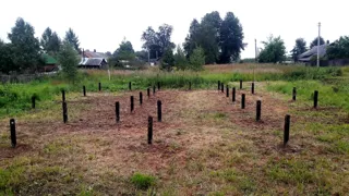 Haus nach individuellem Projekt, Dorf Fedosovo: Fundament und Grundrahmen