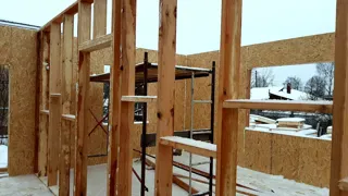 House built to a custom design, Ivanovo: interior partitions