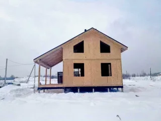 Haus nach Projekt „Dmitrowo“, Dorf Lupychevo: Fertiges Haus
