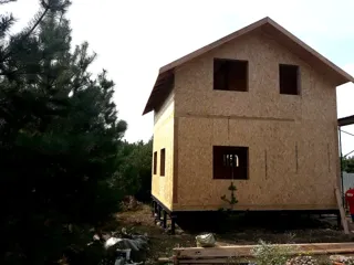 Haus nach Projekt „Alfa“, Dorf Bor: Fertiges Haus