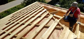 Haus 123,5 m² nach individuellem Projekt, Furmanov: Dach