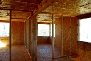Haus nach Projekt „Sews“, Dorf Koltsovo: Innenwände
