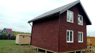 Haus nach Projekt „Awdeewo“, Dorf Pokrov: Fertiges Haus