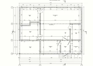 Haus 91 m², individuelles Projekt, SNT „Rasdole“: Grundriss des Projekts