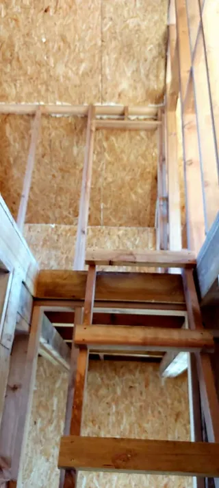 Haus 99,5 m², Projekt „Barnhouse Otrazhenie“, Region Leningrad: Innenwände