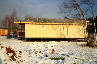 Haus nach Projekt „Slatoust“, Gebiet Moskau: Wandmontage