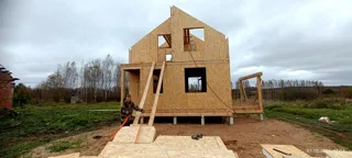 86 m² house based on the “Solo” design, Kozhevnikovo village: second floor and attic