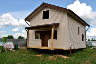 Haus nach Projekt „Ermak“, Dorf Vasilevo: Fertiges Haus