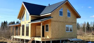 173 m² house built to a custom design, Rodniki: completed house