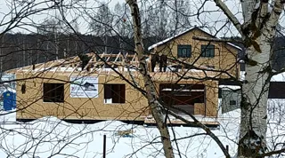 Eingeschossiges Haus nach Projekt „Sabawa“, Dorf Dyakovo: Innenwände