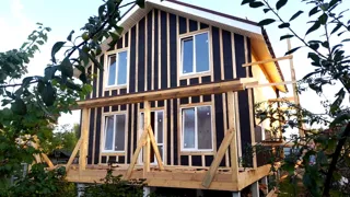 Haus 153 m² nach individuellem Projekt, Rostov: Fassadenverkleidung