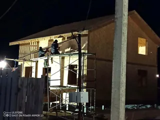 Haus 147,5 m², Projekt „Jessentuki 8x8“, Siedlung Pervyy: fertiges Haus