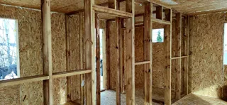 Haus 38 m², individuelles Projekt, SNT „Schtschit“: Innenwände