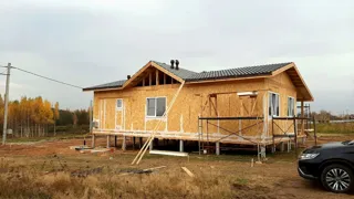 Haus nach individuellem Projekt, KP „Isumrud, Dorf Nowo-Talizy“: Fertiges Haus