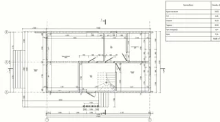 Özel projeye göre 145 m² ev, Kopnino köyü: proje planı
