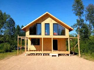 Özel projeli ev, Cherepovets: çatı