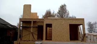 House based on the “Patio” design, Mikhaylovskoe village: second floor and attic