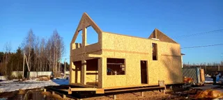 Özel projeye göre 145 m² ev, Kopnino köyü: duvar montajı
