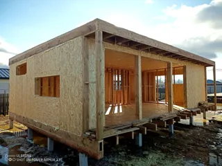 Haus nach Projekt „N4O-72“, Region Jaroslawl: Fertiges Haus