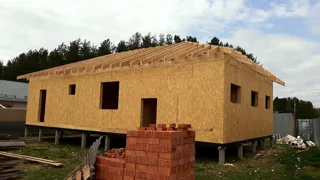 Haus nach individuellem Entwurf, Dorf Troitsko-Nikolskoe: Dach