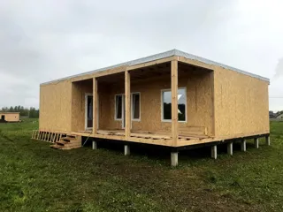 Haus nach Projekt „Mistika - E2.8“, Gebiet Moskau: Fertiges Haus