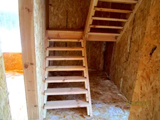 House, “Avdeevo” design, Molodtsovo settlement: interior partitions