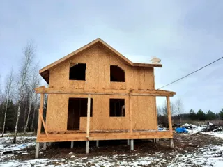 Haus 152 m², Projekt „Prag“, Dorf Lysnovo: fertiges Haus