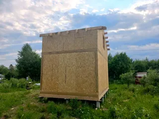 Ferienhaus nach Projekt „Kleines Ferienhaus“, SNT „Nadeschda-5“: Fertiges Haus