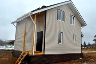 Haus nach Projekt „Radoniza“, Dorf Kadnikovo: Fertiges Haus