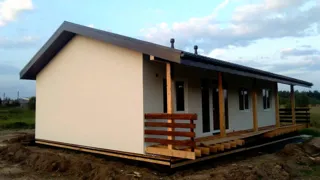 House based on the “Ivalo” design, Beli village: completed house