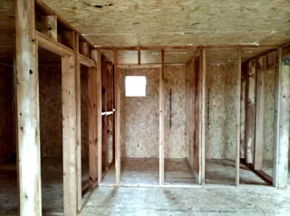 House, “Style 44.2.8” design, Lipovitsy village: interior partitions