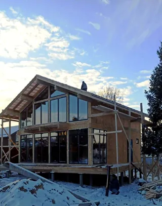 Haus 142 m², individuelles Projekt, Siedlung „Fontainebleau“: Fenster und Türen