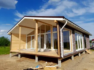 Haus 86,6 m² nach individuellem Projekt, Dorf Laptevo