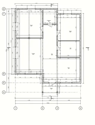 Haus 100 m² nach individuellem Projekt, Elizarovo: Projektgrundriss