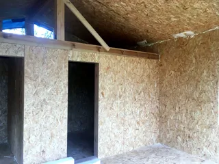 Haus 54 m², Projekt „Barnhouse 39“, Dorf Kalikino: Innenwände