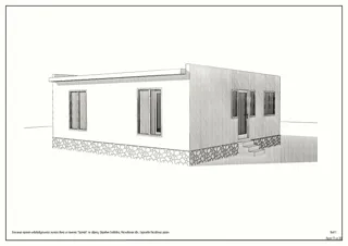 Haus 60 m² nach individuellem Projekt, Dorf Slobodka Sergiev: Projektvisualisierung