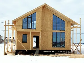 Haus nach Projekt „Akkord“, Siedlung Pervyy