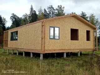 Haus nach individuellem Entwurf, Dorf Stepannikovov: Dach