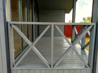Haus nach Projekt „Chalet 45“, Gebiet Kostroma: Fertiges Haus