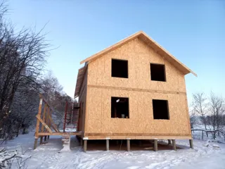 Haus 163 m², individuelles Projekt, Dorf Turabevo: Obergeschoss und Dachgeschoss