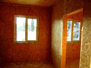 Ferienhaus nach Projekt „Alina“, Rajon Iwanowo: Innenwände und Öffnungen