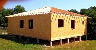 Haus 105 m² nach individuellem Projekt, Dorf Toporok: Dach