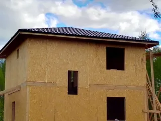 “Vladimir” projesine göre 117 m² ev, Serednyaya köyü